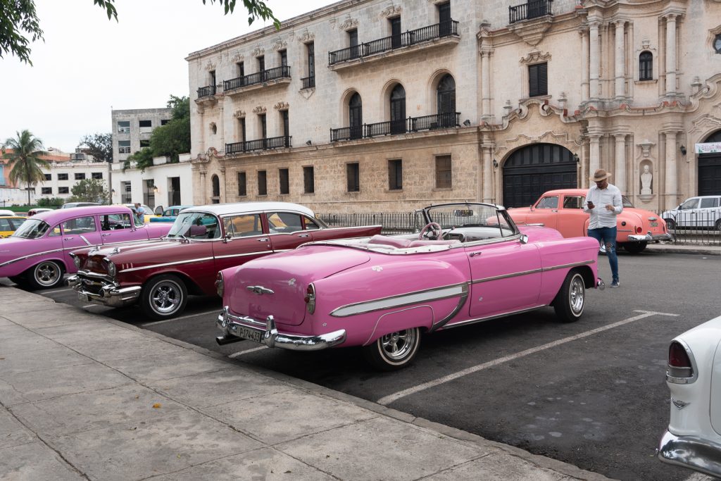 Classic cars in Havana, Cuba.