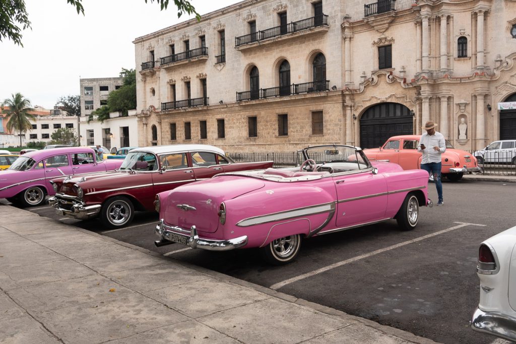 Classic cars in Havana, Cuba.